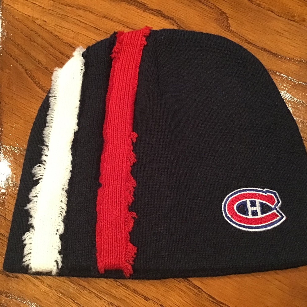 Hat with Canadians logo